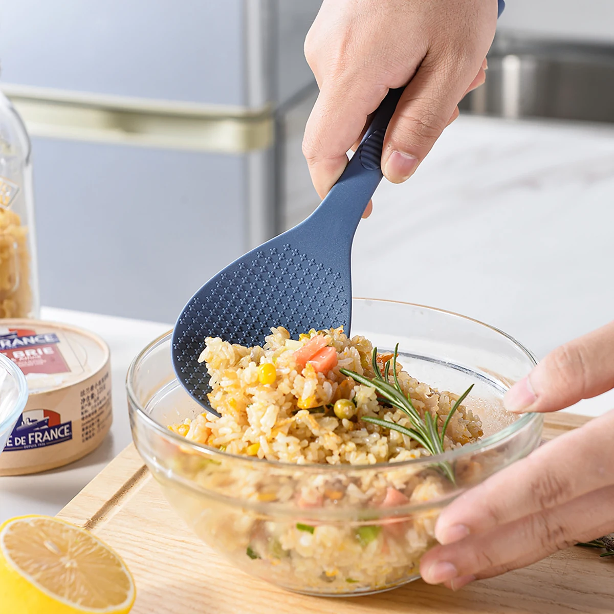 1PC Food Grade Silicone Rice S - مراجعة Kitchen Gadgets On Sale وسعره