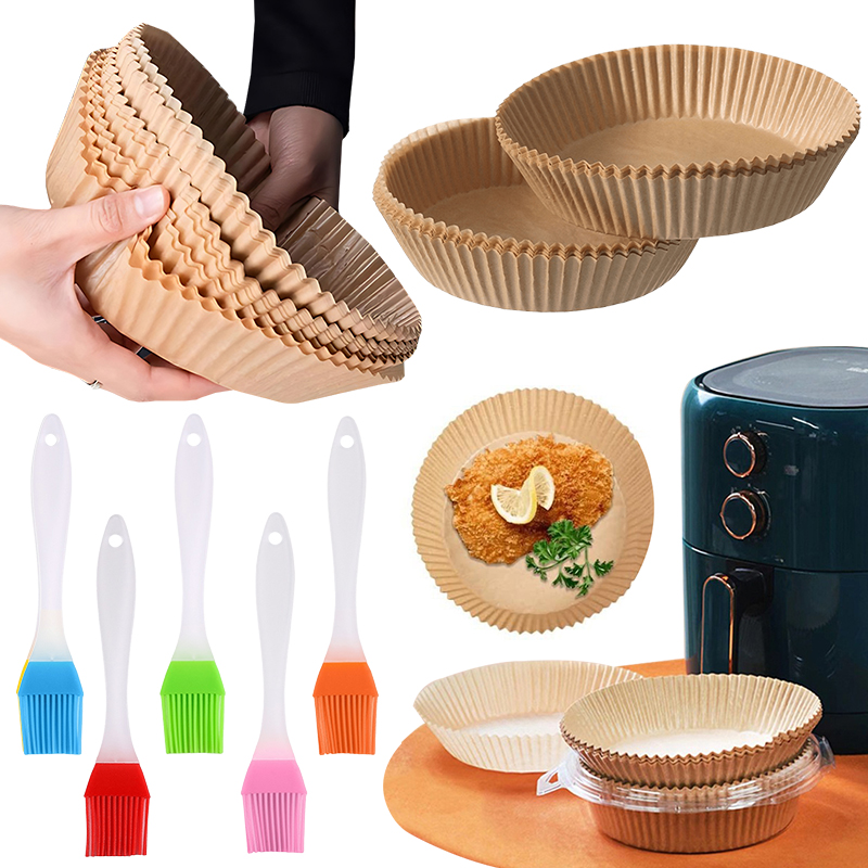 50/100PCS Air Fryer Paper Plat - مراجعة Kitchen Gadgets Set وسعره