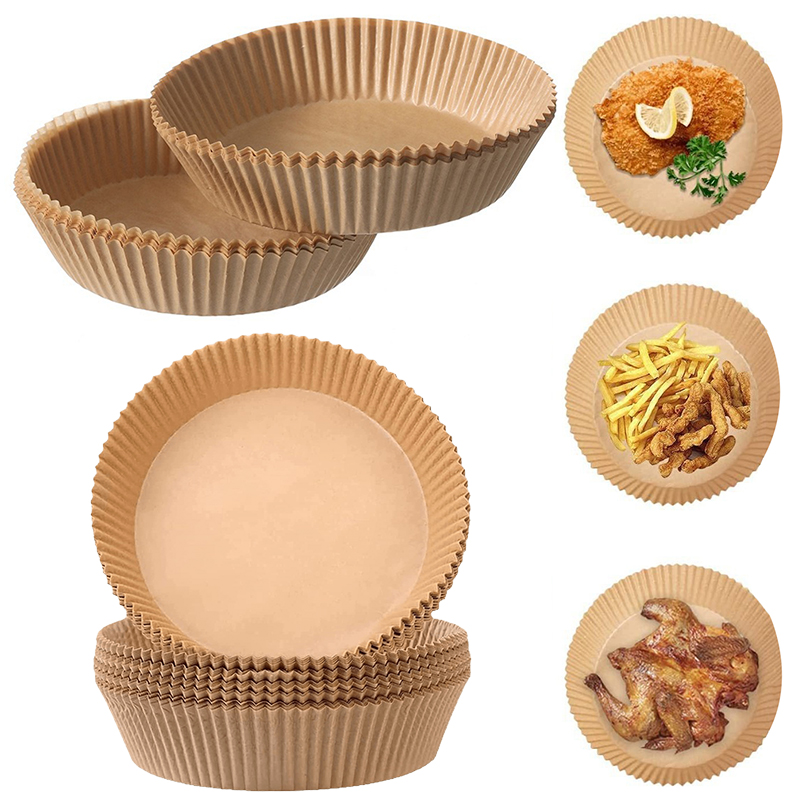 50/100PCS Air Fryer Paper Plat - مراجعة Kitchen Gadgets Set وسعره