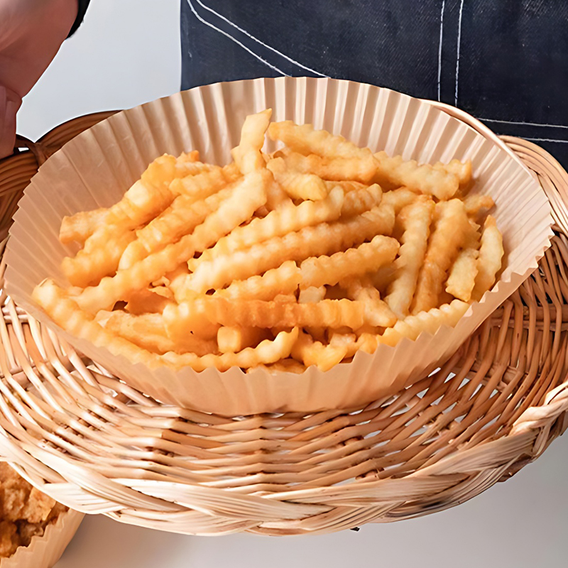 50/100PCS Air Fryer Paper Plat - مراجعة Kitchen Gadgets Set وسعره