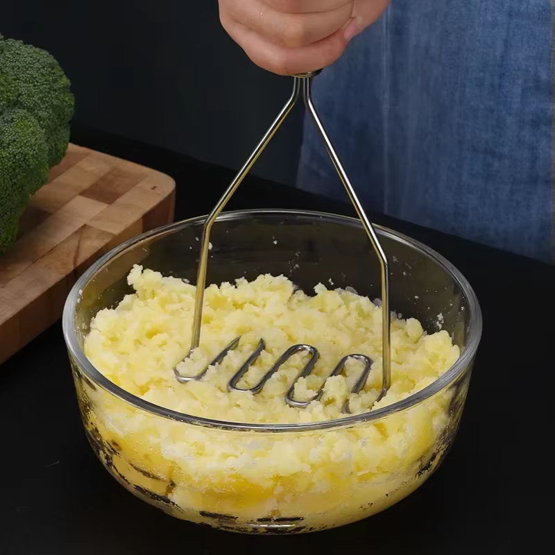 Stainless Steel Potato Masher  - مراجعة Kitchen Gadgets Kids وسعره