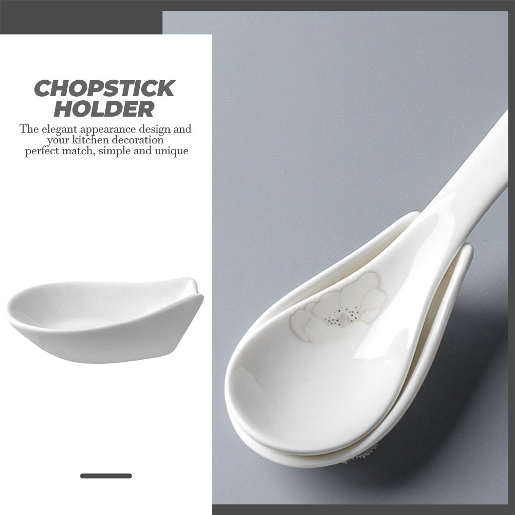 4Pcs Ceramic Spoon Rest Spoon  - مراجعة Kitchen Gadgets You Must Have وسعره