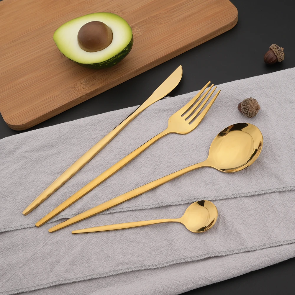 16Pcs Green Gold Dinnerware St - مراجعة Kitchen Gadgets Green وسعره
