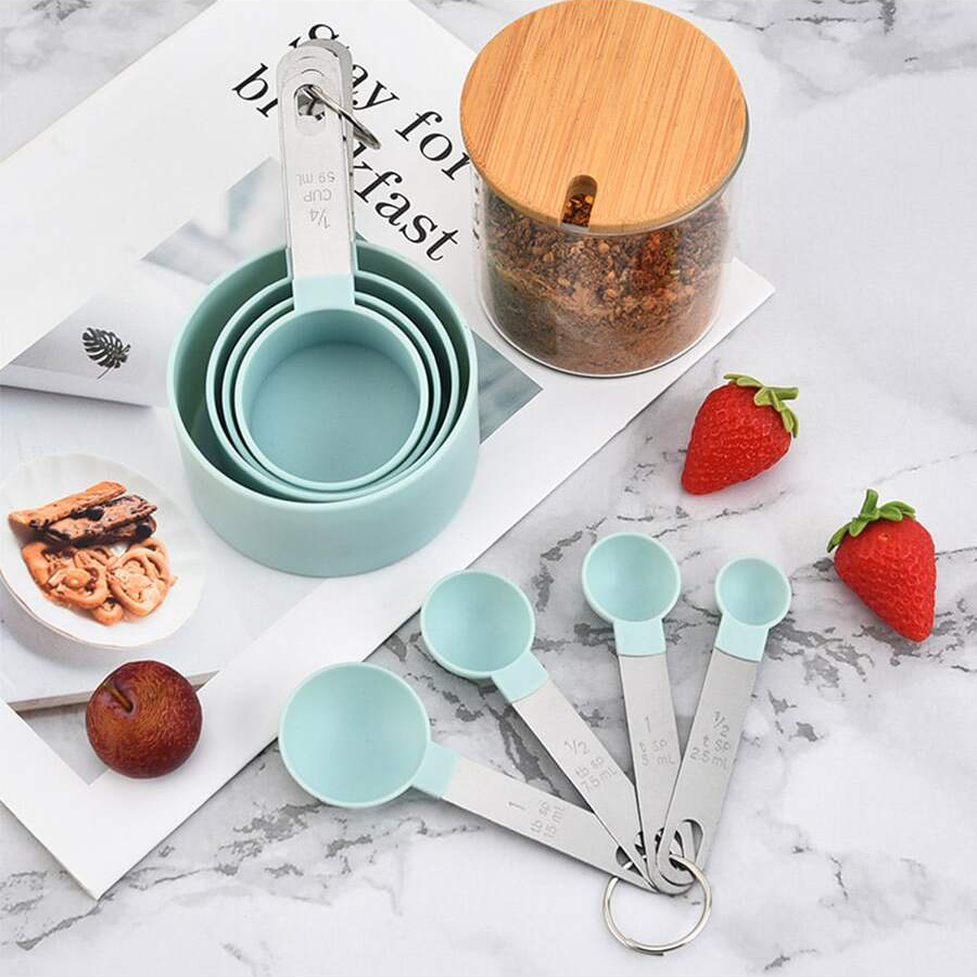 4PCS/8PCS plastic measuring cu - مراجعة Kitchen Gadget Amazon وسعره