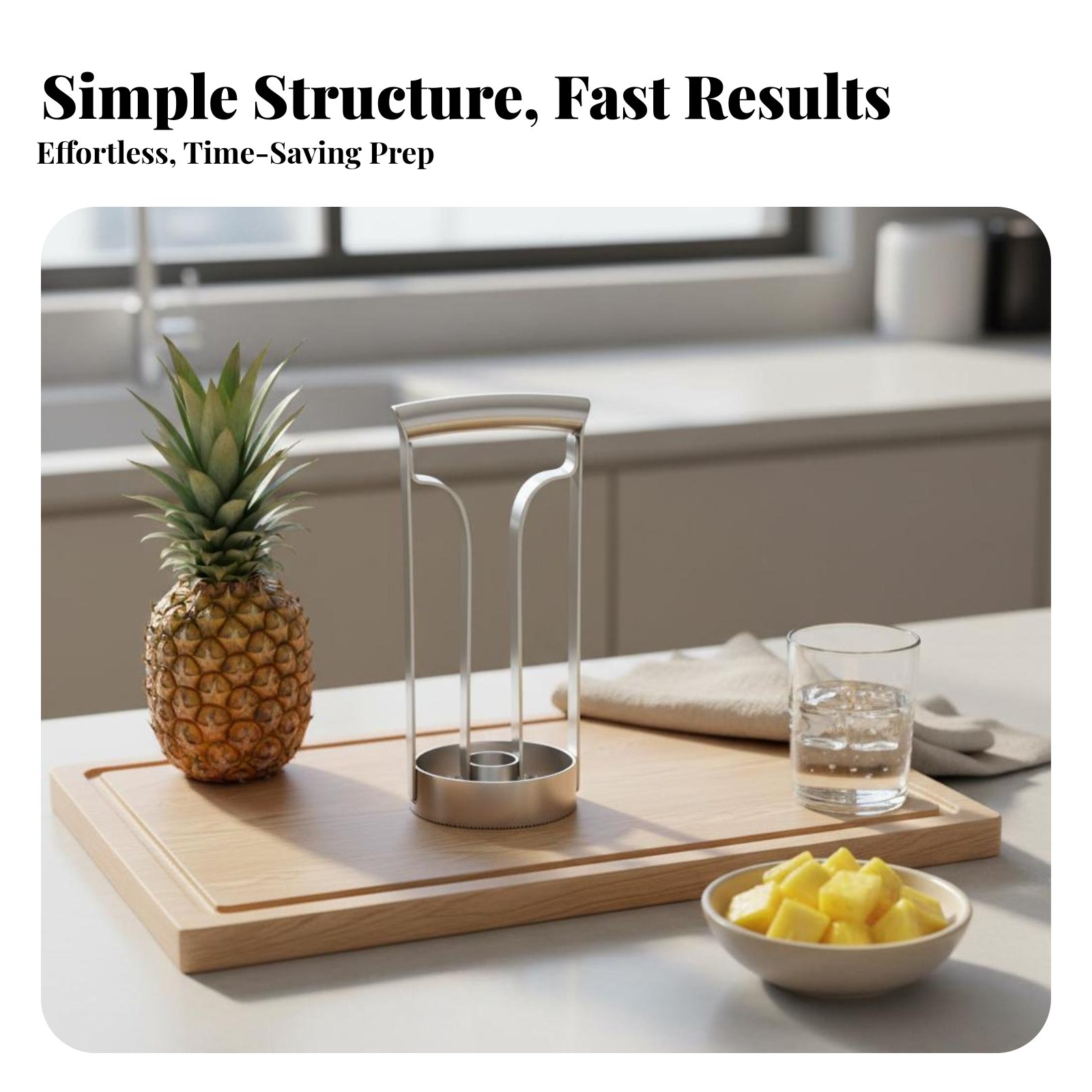 Stainless Steel Pineapple Cutt - مراجعة Kitchen Gadgets Save Time وسعره