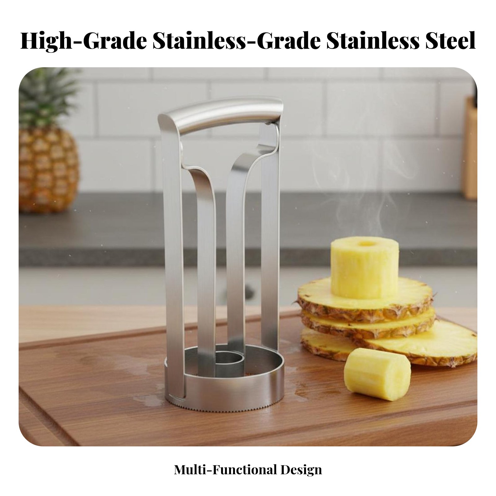 Stainless Steel Pineapple Cutt - مراجعة Kitchen Gadgets Save Time وسعره