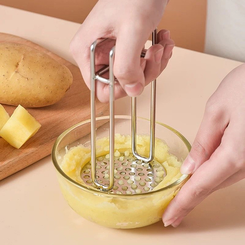 C Stainless Steel Potato Mashe - مراجعة Kitchen Gadget Amazon وسعره