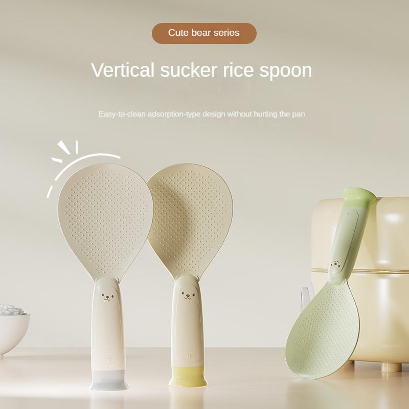 New Suction Cup Rice Spoon Can - مراجعة Kitchen Gadgets On Sale وسعره